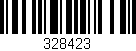 Código de barras (EAN, GTIN, SKU, ISBN): '328423'