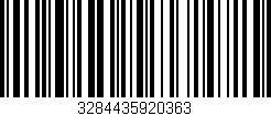 Código de barras (EAN, GTIN, SKU, ISBN): '3284435920363'