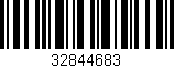 Código de barras (EAN, GTIN, SKU, ISBN): '32844683'
