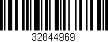 Código de barras (EAN, GTIN, SKU, ISBN): '32844969'