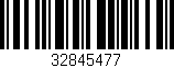 Código de barras (EAN, GTIN, SKU, ISBN): '32845477'