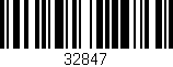 Código de barras (EAN, GTIN, SKU, ISBN): '32847'