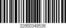 Código de barras (EAN, GTIN, SKU, ISBN): '32850348536'