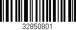 Código de barras (EAN, GTIN, SKU, ISBN): '32850801'