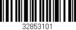 Código de barras (EAN, GTIN, SKU, ISBN): '32853101'