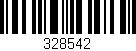 Código de barras (EAN, GTIN, SKU, ISBN): '328542'