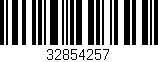 Código de barras (EAN, GTIN, SKU, ISBN): '32854257'