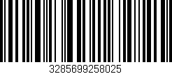 Código de barras (EAN, GTIN, SKU, ISBN): '3285699258025'