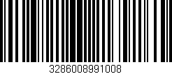 Código de barras (EAN, GTIN, SKU, ISBN): '3286008991008'
