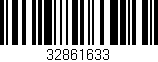 Código de barras (EAN, GTIN, SKU, ISBN): '32861633'