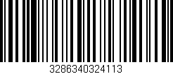 Código de barras (EAN, GTIN, SKU, ISBN): '3286340324113'