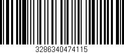 Código de barras (EAN, GTIN, SKU, ISBN): '3286340474115'