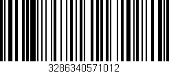 Código de barras (EAN, GTIN, SKU, ISBN): '3286340571012'