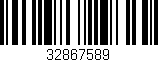Código de barras (EAN, GTIN, SKU, ISBN): '32867589'