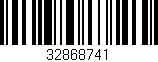 Código de barras (EAN, GTIN, SKU, ISBN): '32868741'