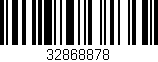 Código de barras (EAN, GTIN, SKU, ISBN): '32868878'