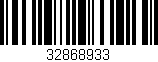Código de barras (EAN, GTIN, SKU, ISBN): '32868933'