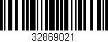 Código de barras (EAN, GTIN, SKU, ISBN): '32869021'