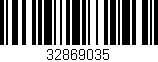 Código de barras (EAN, GTIN, SKU, ISBN): '32869035'