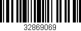 Código de barras (EAN, GTIN, SKU, ISBN): '32869069'