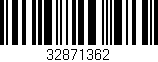 Código de barras (EAN, GTIN, SKU, ISBN): '32871362'