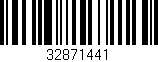 Código de barras (EAN, GTIN, SKU, ISBN): '32871441'