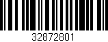 Código de barras (EAN, GTIN, SKU, ISBN): '32872801'