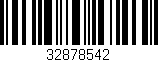Código de barras (EAN, GTIN, SKU, ISBN): '32878542'