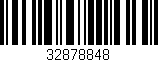 Código de barras (EAN, GTIN, SKU, ISBN): '32878848'