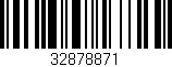 Código de barras (EAN, GTIN, SKU, ISBN): '32878871'