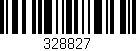 Código de barras (EAN, GTIN, SKU, ISBN): '328827'