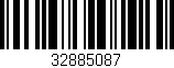 Código de barras (EAN, GTIN, SKU, ISBN): '32885087'