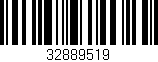 Código de barras (EAN, GTIN, SKU, ISBN): '32889519'