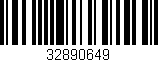 Código de barras (EAN, GTIN, SKU, ISBN): '32890649'