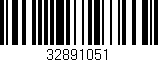Código de barras (EAN, GTIN, SKU, ISBN): '32891051'