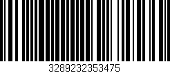 Código de barras (EAN, GTIN, SKU, ISBN): '3289232353475'