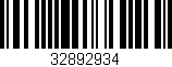 Código de barras (EAN, GTIN, SKU, ISBN): '32892934'