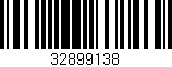 Código de barras (EAN, GTIN, SKU, ISBN): '32899138'