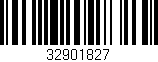 Código de barras (EAN, GTIN, SKU, ISBN): '32901827'