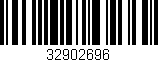 Código de barras (EAN, GTIN, SKU, ISBN): '32902696'