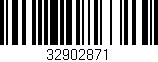 Código de barras (EAN, GTIN, SKU, ISBN): '32902871'