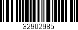 Código de barras (EAN, GTIN, SKU, ISBN): '32902985'