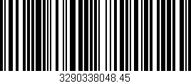 Código de barras (EAN, GTIN, SKU, ISBN): '3290338048.45'