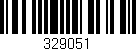 Código de barras (EAN, GTIN, SKU, ISBN): '329051'
