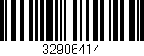 Código de barras (EAN, GTIN, SKU, ISBN): '32906414'