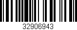 Código de barras (EAN, GTIN, SKU, ISBN): '32906943'