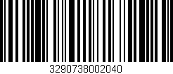 Código de barras (EAN, GTIN, SKU, ISBN): '3290738002040'