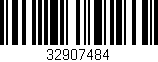 Código de barras (EAN, GTIN, SKU, ISBN): '32907484'