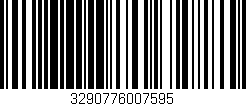 Código de barras (EAN, GTIN, SKU, ISBN): '3290776007595'