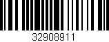 Código de barras (EAN, GTIN, SKU, ISBN): '32908911'